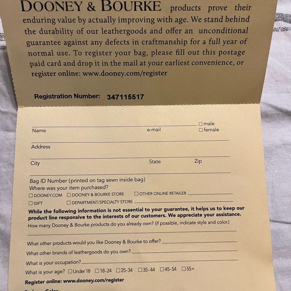New without tags. Dooney & Burke Graham Gray Plaid Suki Crossbody purse - Picture 5 of 5